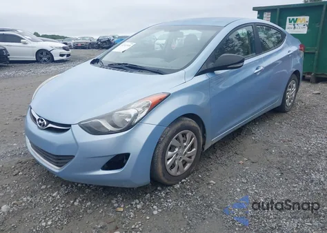 2011 Hyundai Elantra Gls (Ulsan Plant) z USA, uszkodzony, nr VIN KMHDH4AE0BU114549